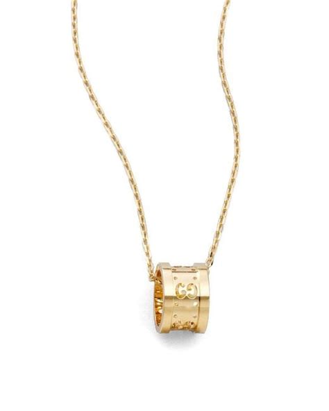 orecchini gucci icon twirl|Icon 18k star necklace in 18k yellow gold .